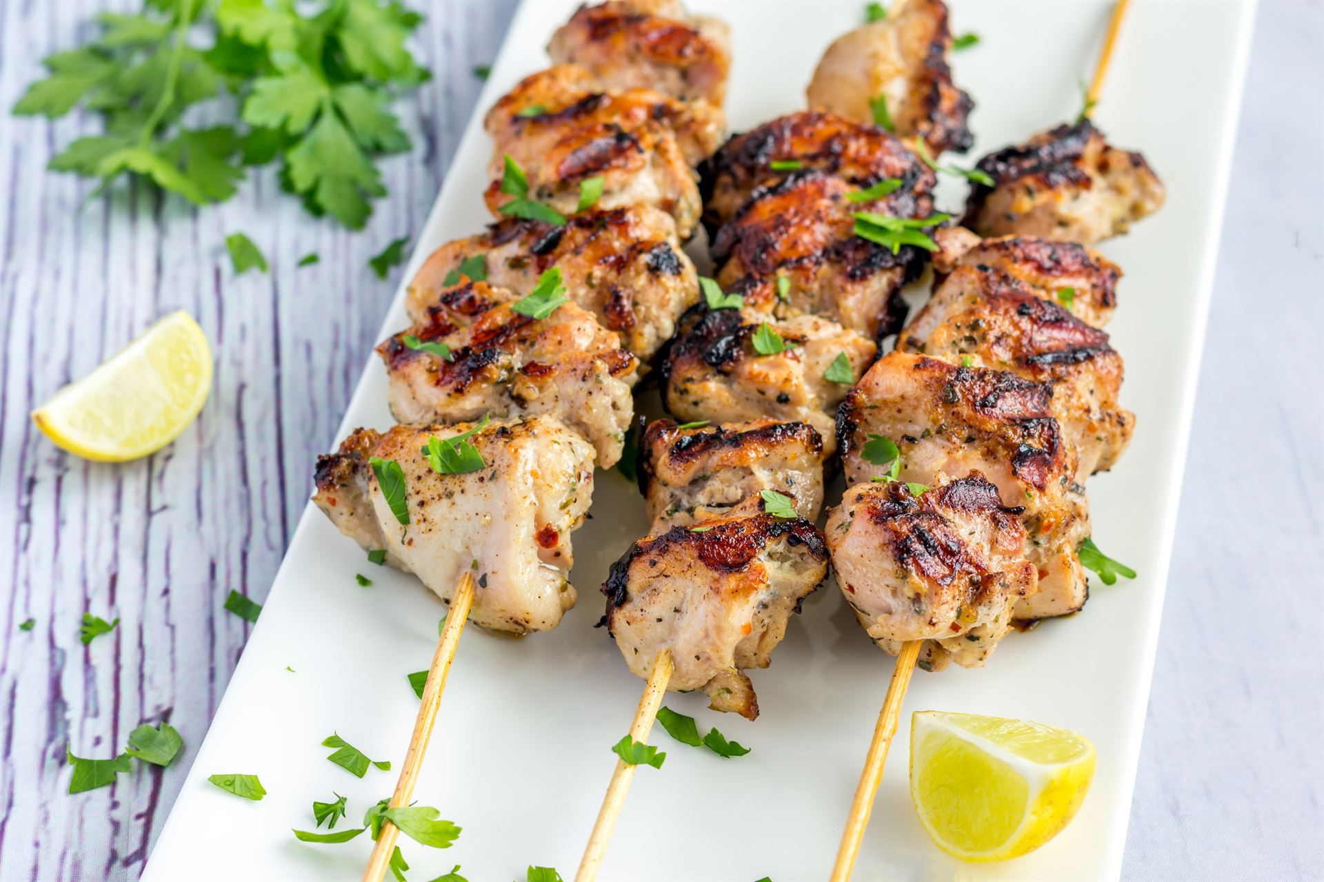 Brochettes de poulet à Perpignan